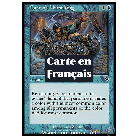 (Foil) Bleue - Décréation selon Barrin (C) [INV]