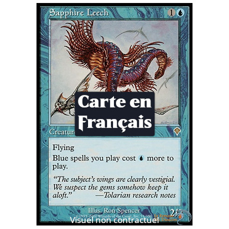 (Foil) Bleue - Sangsue de saphir (R) [INV]
