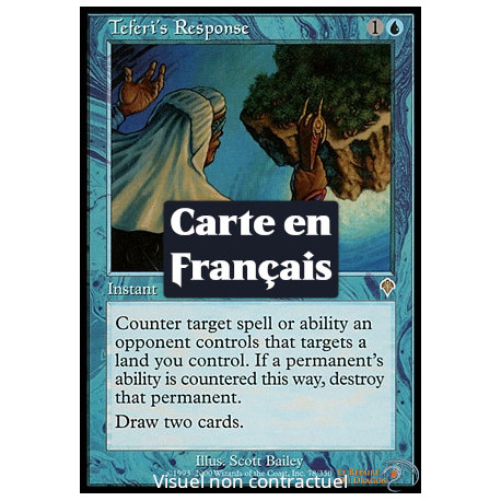 (Foil) Bleue - Réponse selon Téfeiri (R) [INV]