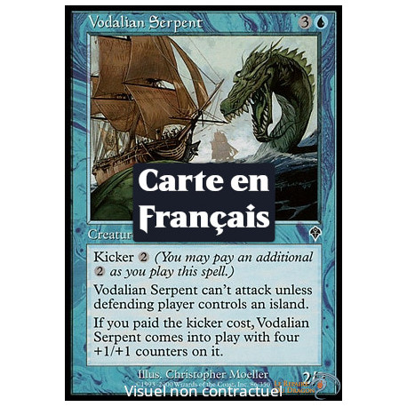 (Foil) Bleue - Grand serpent de Vodalia (C) [INV]