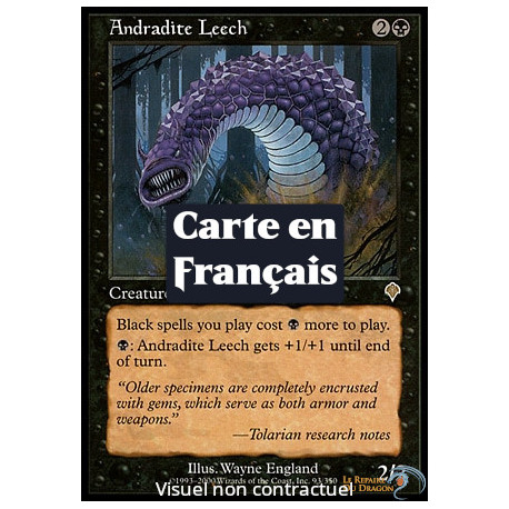 (Foil) Noire - Sangsue d'andradite (R) [INV]