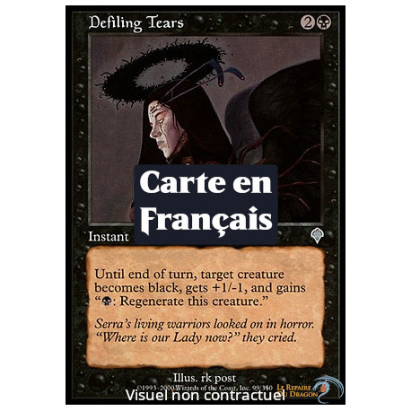 (Foil) Noire - Larmes souillées (U) [INV]