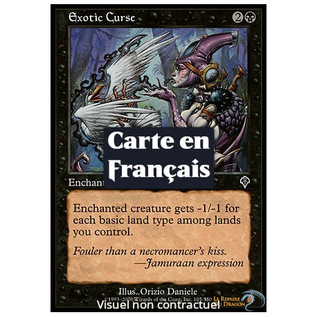 (Foil) Noire - Malédiction exotique (C) [INV]