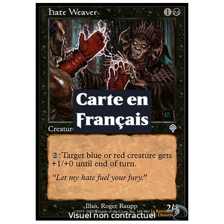 (Foil) Noire - Tisseur de haine (U) [INV]