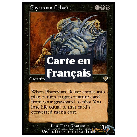 (Foil) Noire - Fouilleur phyrexian (R) [INV]