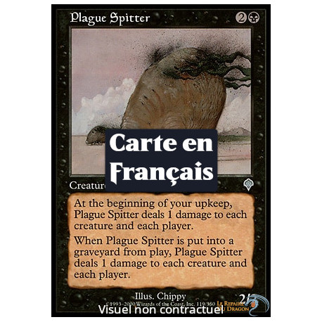 (Foil) Noire - Cracheur de peste (U) [INV]