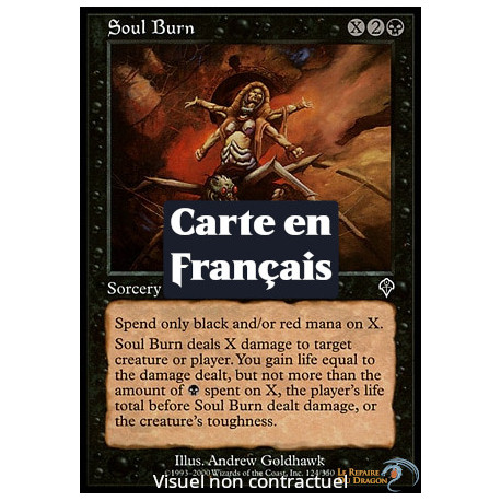 (Foil) Noire - Brûlure des âmes (C) [INV]