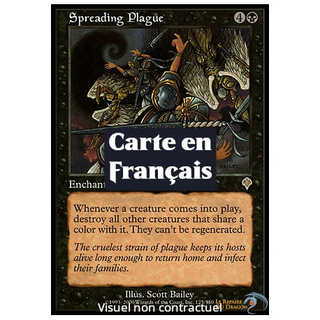 (Foil) Noire - Peste contagieuse (R) [INV]