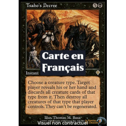 (Foil) Noire - Décret de Tsabo (R) [INV]