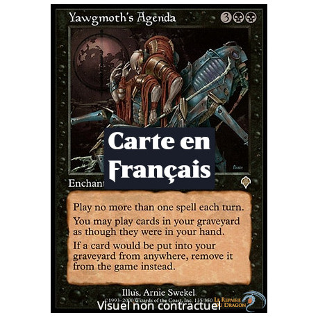(Foil) Noire - Programme de Yaugzebul (R) [INV]