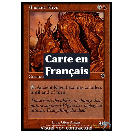 (Foil) Rouge - Ancien kavru (C) [INV]