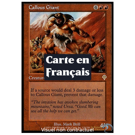 (Foil) Rouge - Géant insensible (R) [INV]