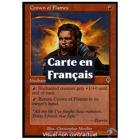 (Foil) Rouge - Couronne de flammes (C) [INV]