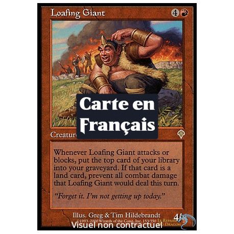 (Foil) Rouge - Géant paresseux (R) [INV]