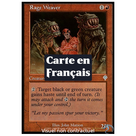 (Foil) Rouge - Tisseur de rage (U) [INV]
