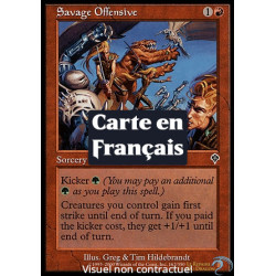 (Foil) Rouge - Offensive sauvage (C) [INV]