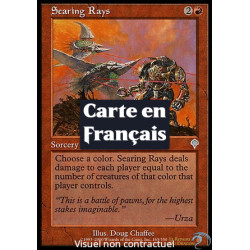 (Foil) Rouge - Rayons de feu (U) [INV]