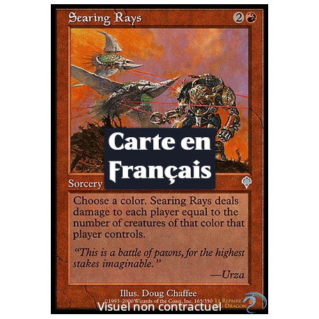 (Foil) Rouge - Rayons de feu (U) [INV]