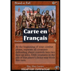 (Foil) Rouge - Tenir ou tomber (R) [INV]