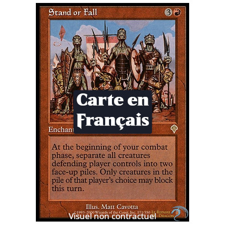 (Foil) Rouge - Tenir ou tomber (R) [INV]
