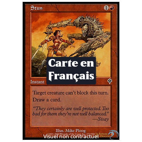 (Foil) Rouge - Étourdissement (C) [INV]