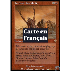 (Foil) Rouge - Instabilité tectonique (R) [INV]