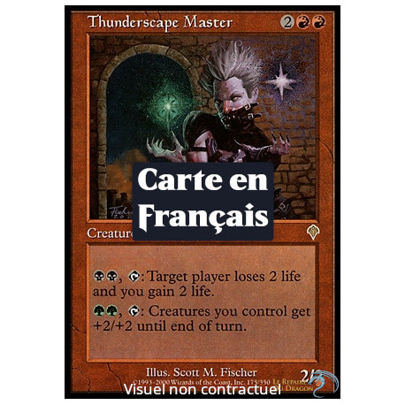 (Foil) Rouge - Maître tonitrosophe (R) [INV]