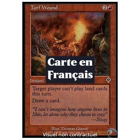 (Foil) Rouge - Blessure de la terre (C) [INV]