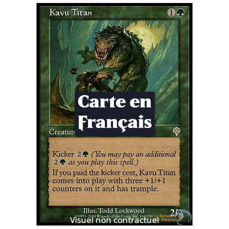 (Foil) Verte - Kavru titanesque (R) [INV]