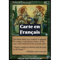 (Foil) Verte - Pulsation de Llanowar (U) [INV]