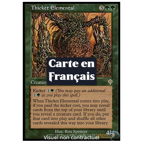 (Foil) Verte - Élémental des halliers (R) [INV]