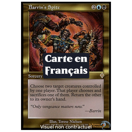 (Foil) Multicolore - Rancune selon Barrin (R) [INV]