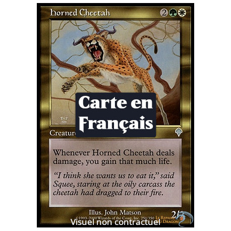 (Foil) Multicolore - Guépard cornu (U) [INV]