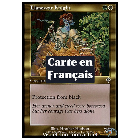 (Foil) Multicolore - Chevalier de Llanowar (C) [INV]