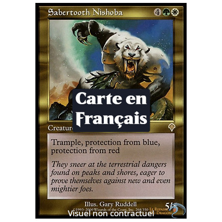 (Foil) Multicolore - Nishoba à dents de sabre (R) [INV]
