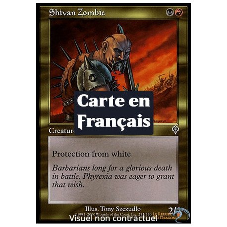 (Foil) Multicolore - Zombie shivân (C) [INV]