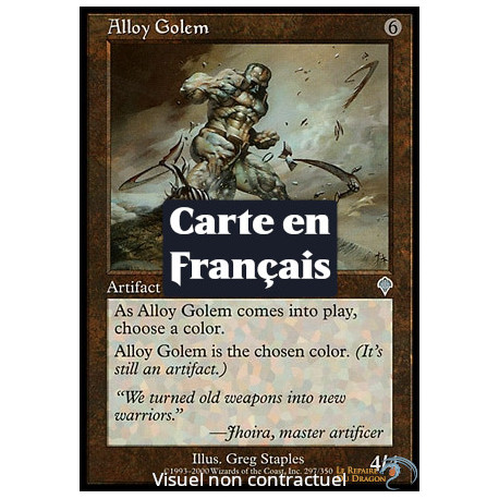 (Foil) Incolore - Golem d'alliage (U) [INV]