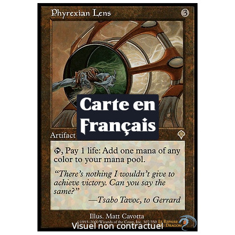 (Foil) Incolore - Lentille phyrexiane (R) [INV]