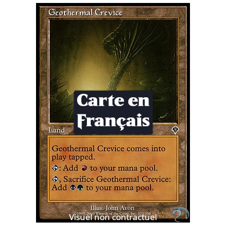 (Foil) Terrain - Crevasse bouillonnante (C) [INV]