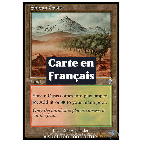 (Foil) Terrain - Oasis shivâne (U) [INV]