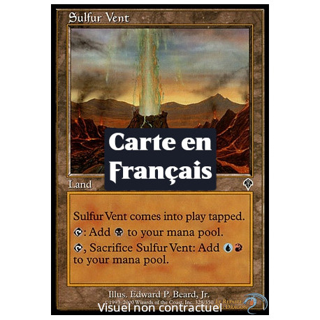 (Foil) Terrain - Geyser de soufre (C) [INV]