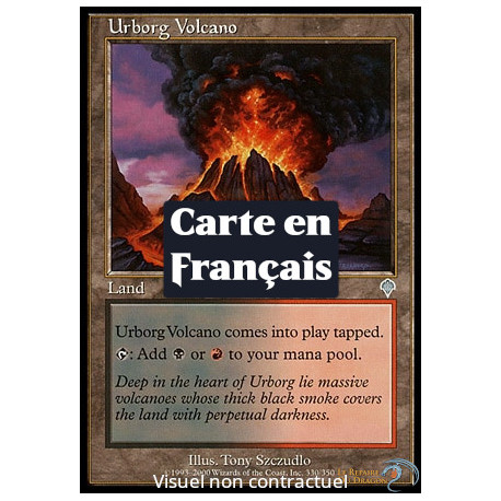 (Foil) Terrain - Volcan d'Urborg (U) [INV]