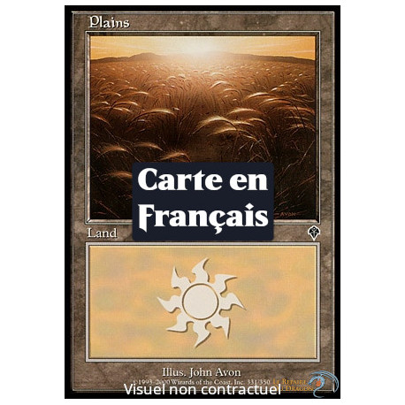 (Foil) Terrain - Plaine (V1) (L) [INV]