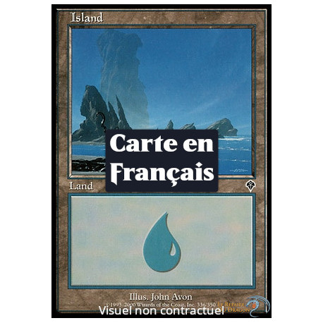 (Foil) Terrain - Île (V2) (L) [INV]