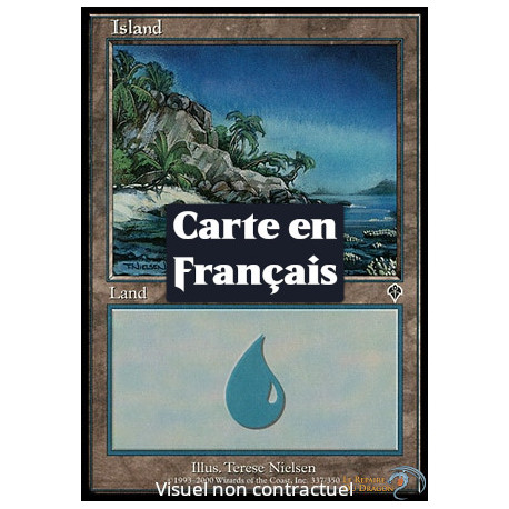 (Foil) Terrain - Île (V3) (L) [INV]