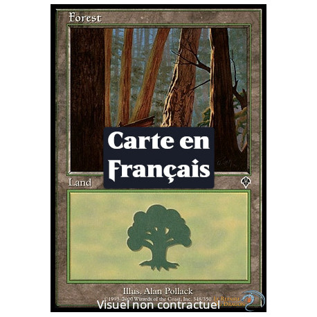 (Foil) Terrain - Forêt (V2) (L) [INV]