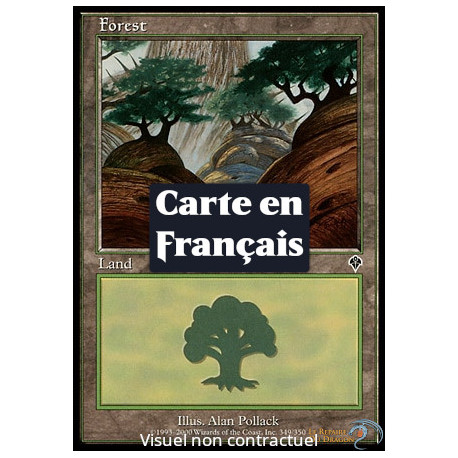 (Foil) Terrain - Forêt (V3) (L) [INV]