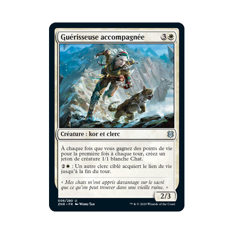 (Foil) Blanche - Guérisseuse accompagnée (U) [ZNR]