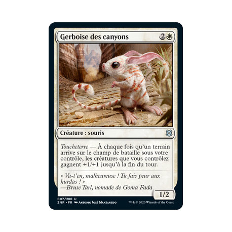 (Foil) Blanche - Gerboise des canyons (V1) (U) [ZNR]