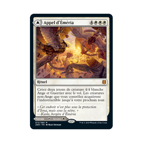 (Foil) Blanche - Appel d'Éméria // Éméria, fort céleste fracassé  (M) [ZNR]